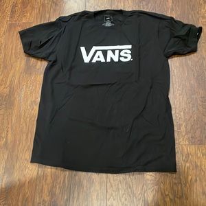 Vans black tshirt. Size L